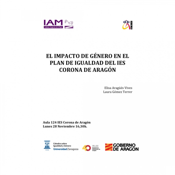 El impacto de género en el Plan de igualdad del IES Corona de Aragón