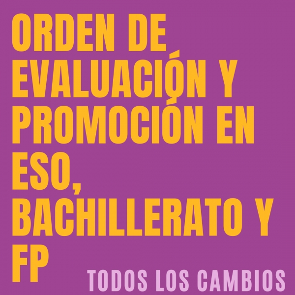 Orden de evaluación y promoción